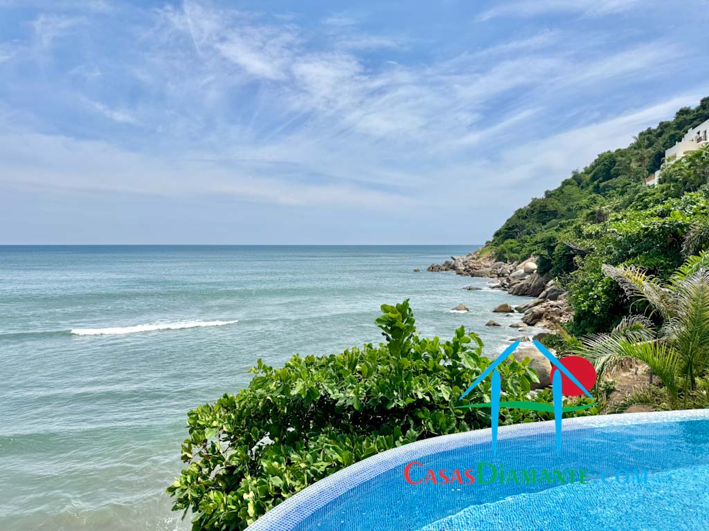 Real Diamante Del Mar Casa Palapas - Terraza con acceso directo a la playa 7
